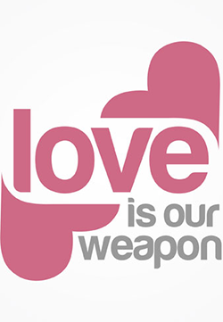 Logo Design for Love Is Our Weapon