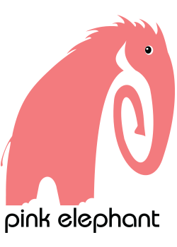 Logo Design for Pink Elephant