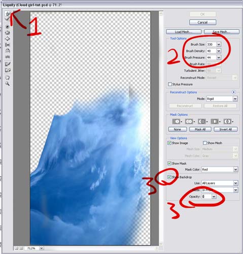 How I made In The clouds Photoshop tutorial