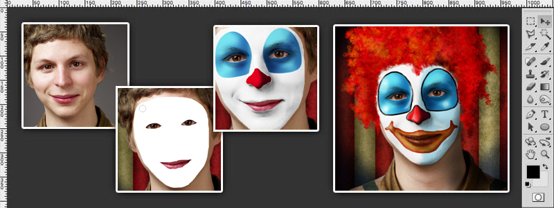 Send In The Clowns Photoshop Tutorial