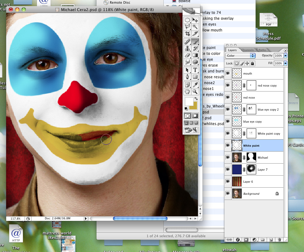 Send in the Clowns Photoshop tutorial