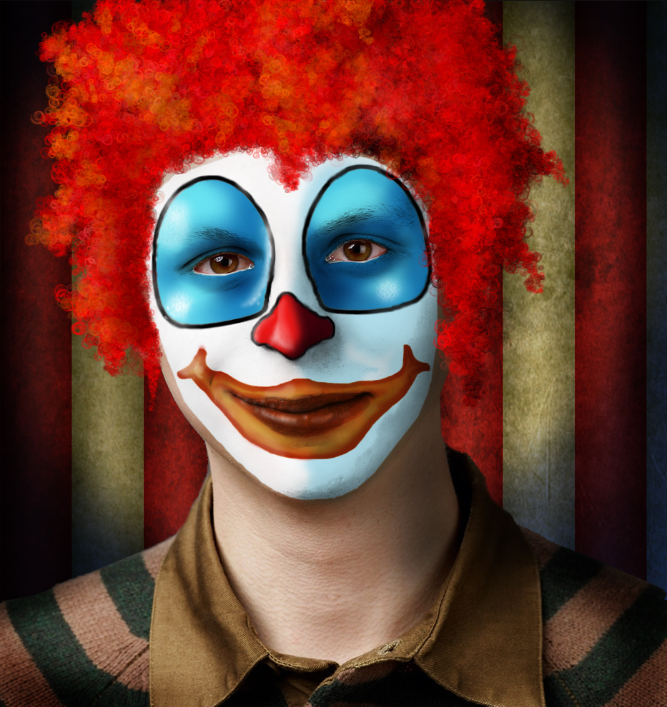 Send in the Clowns Photoshop tutorial