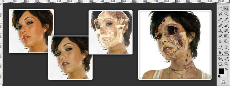 Zombifying A Person Photoshop Tutorial